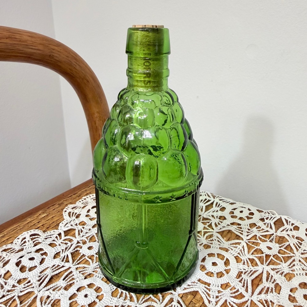Vintage Wheaton NJ Green Glass McGiver's American Army Bitters Bottle 8"